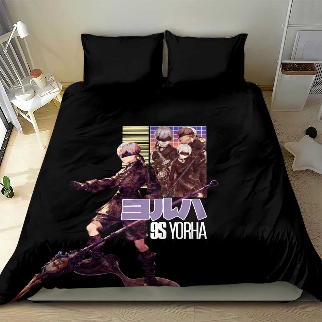 9S Nier Automata Bedding Set Japan Anime Style - The Mazicc