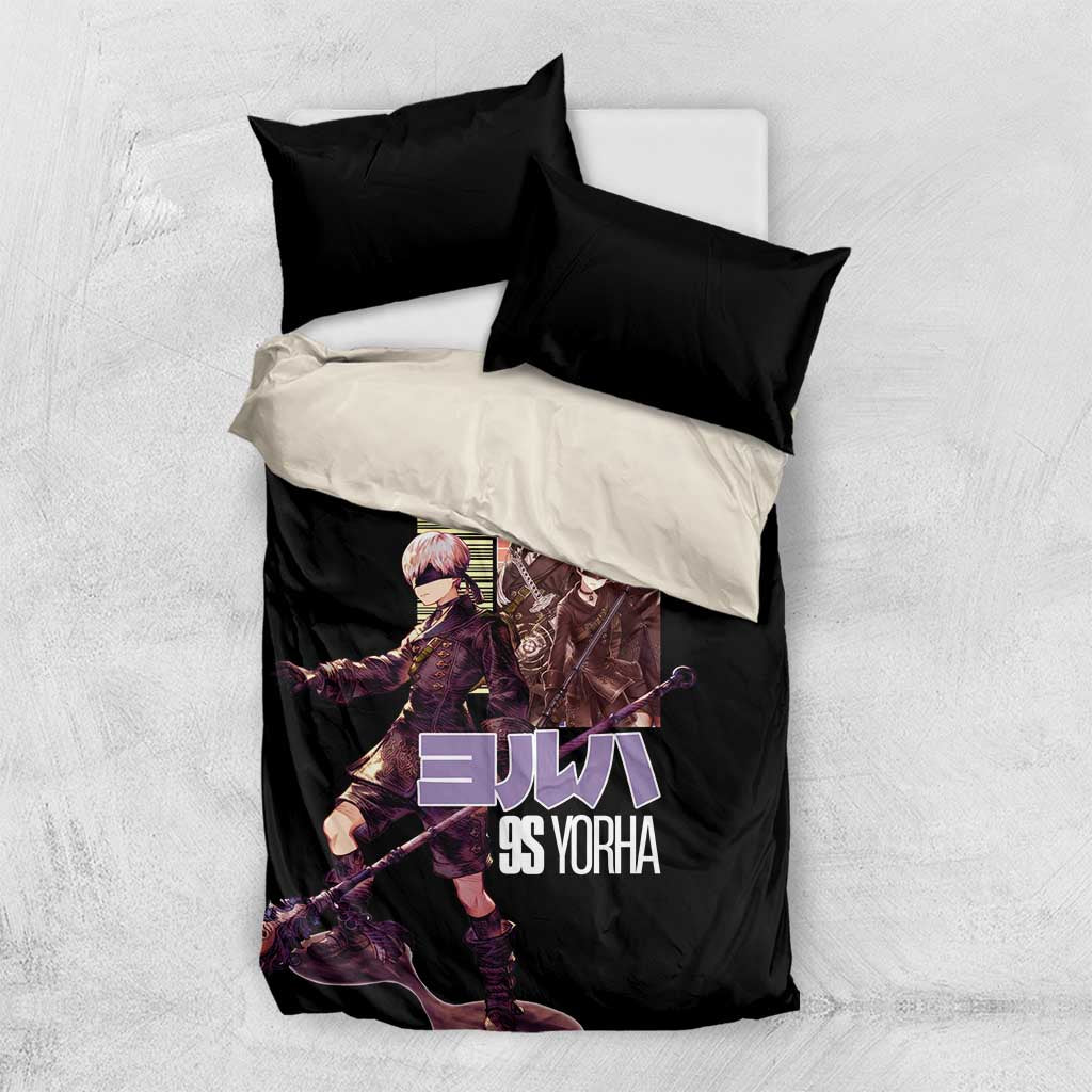 9S Nier Automata Bedding Set Japan Anime Style - The Mazicc