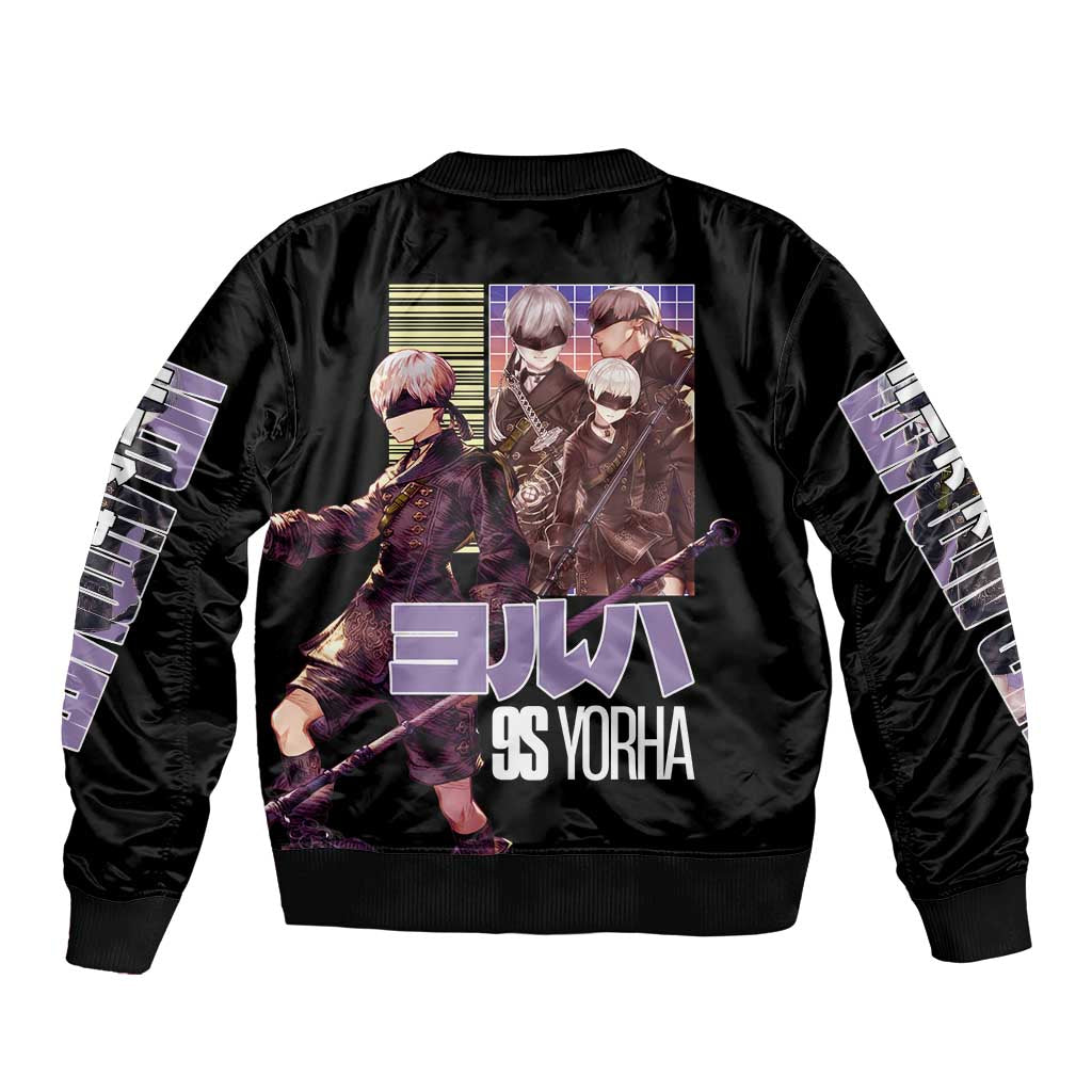 9S Nier Automata Bomber Jacket Japan Anime Style - The Mazicc