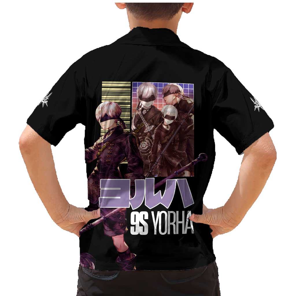 9S Nier Automata Family Matching Mermaid Dress and Hawaiian Shirt Japan Anime Style - The Mazicc