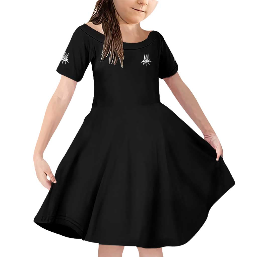 9S Nier Automata Family Matching Off Shoulder Short Dress and Hawaiian Shirt Japan Anime Style - The Mazicc