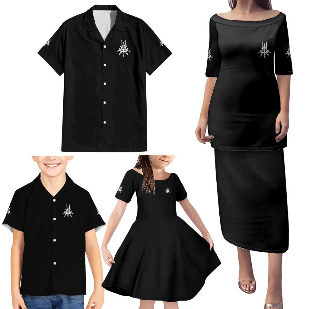 9S Nier Automata Family Matching Puletasi and Hawaiian Shirt Japan Anime Style - The Mazicc