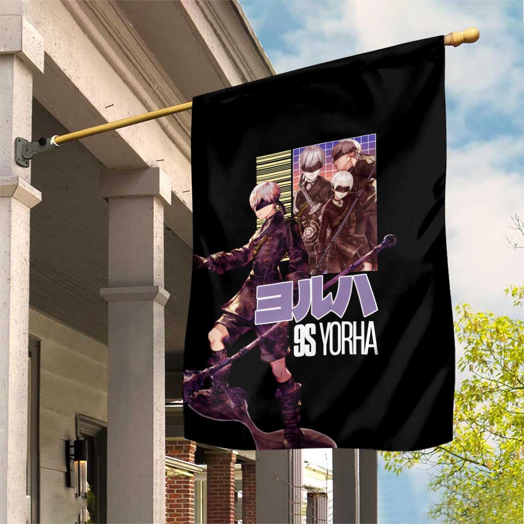 9S Nier Automata Garden Flag Japan Anime Style - The Mazicc