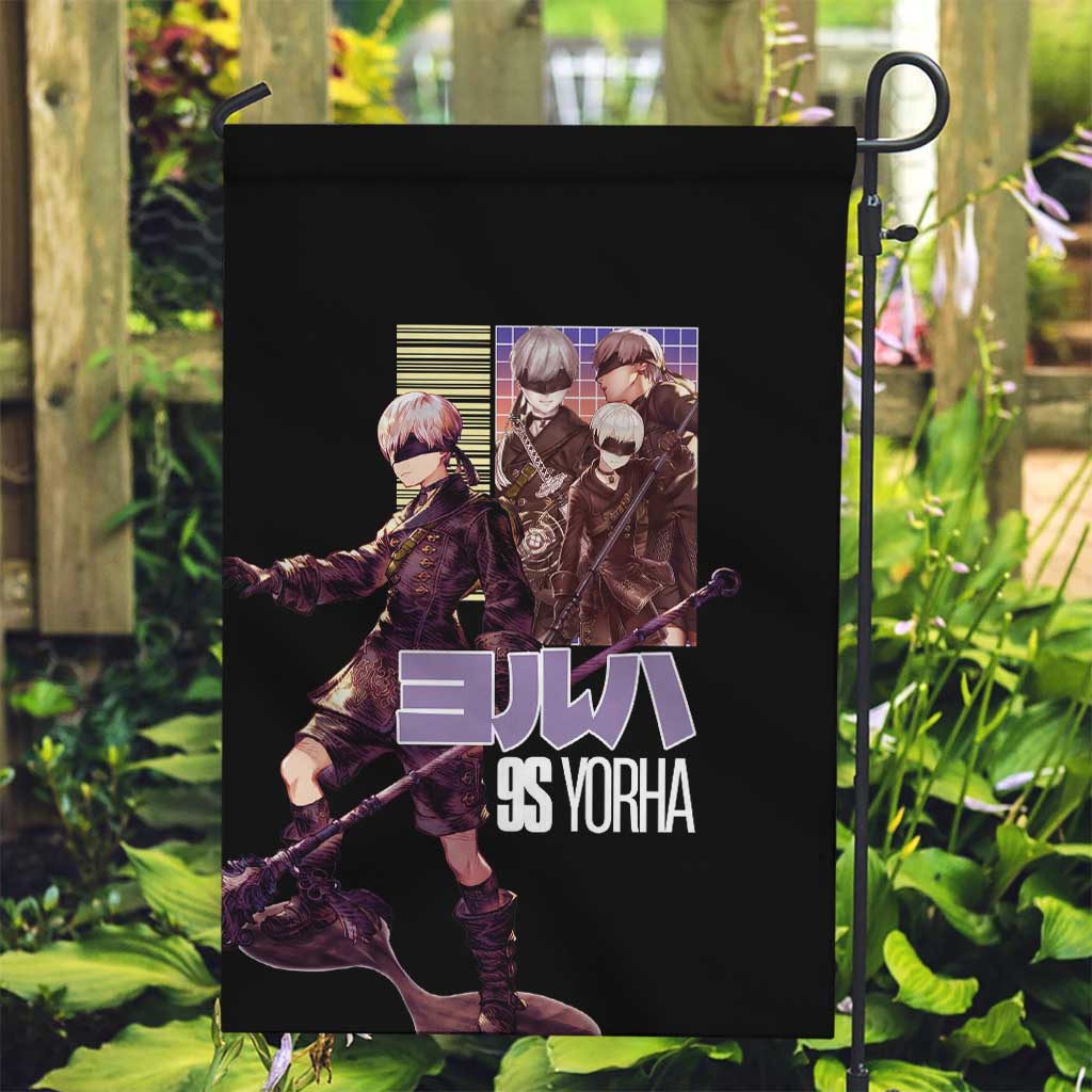 9S Nier Automata Garden Flag Japan Anime Style - The Mazicc