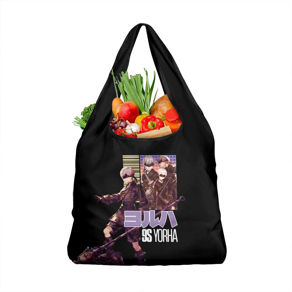 9S Nier Automata Grocery Bag Japan Anime Style - The Mazicc
