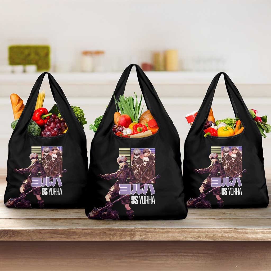 9S Nier Automata Grocery Bag Japan Anime Style - The Mazicc