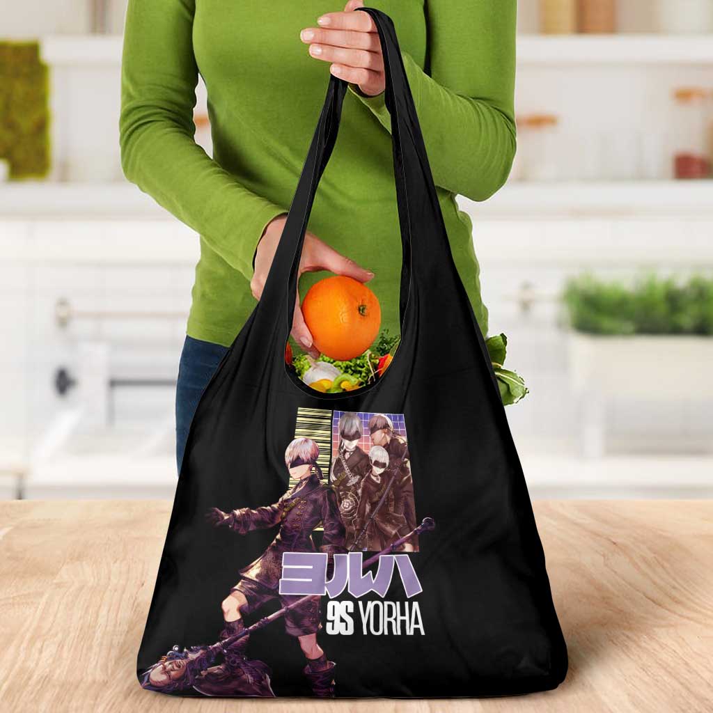 9S Nier Automata Grocery Bag Japan Anime Style - The Mazicc