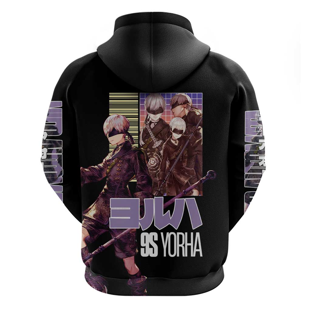 9S Nier Automata Hoodie Japan Anime Style - The Mazicc