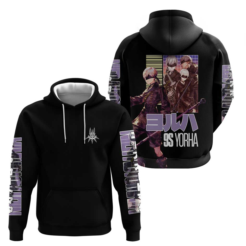 9S Nier Automata Hoodie Japan Anime Style - The Mazicc