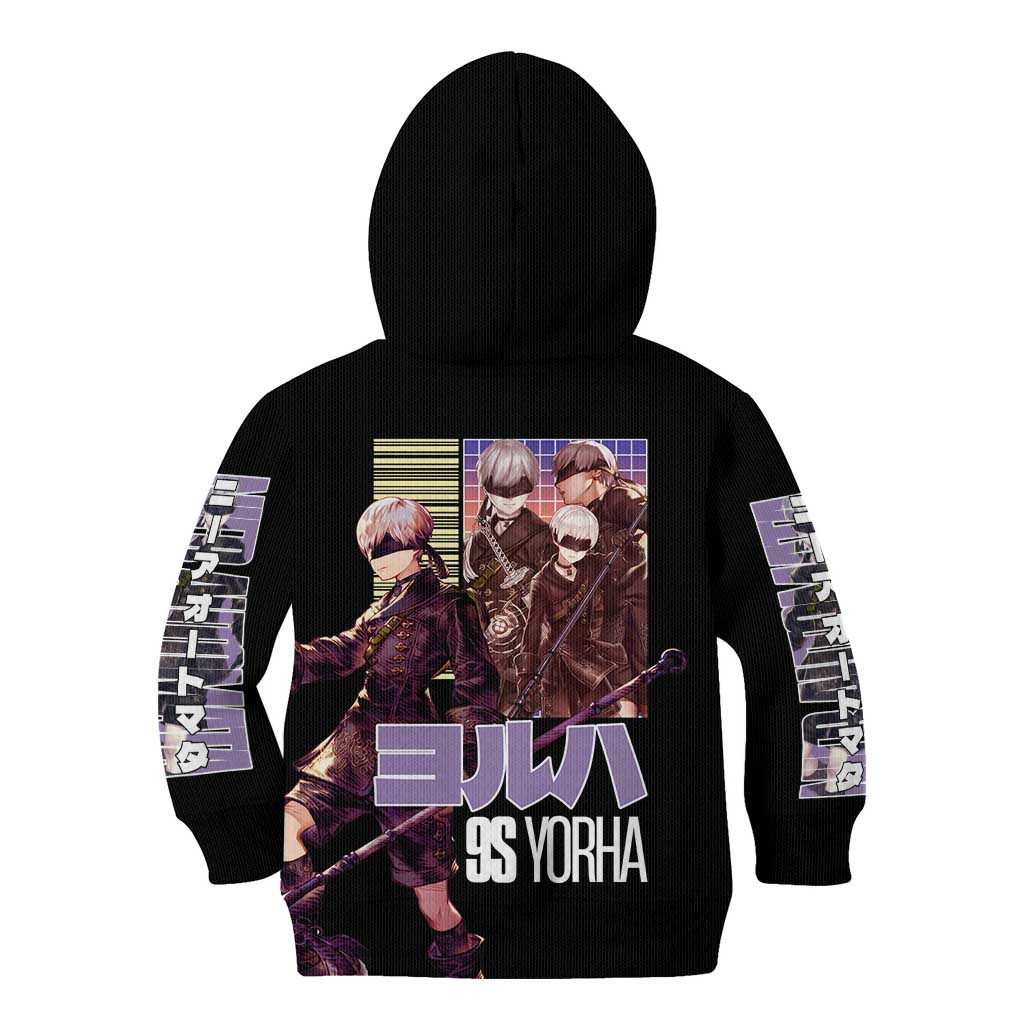 9S Nier Automata Kid Hoodie Japan Anime Style - The Mazicc