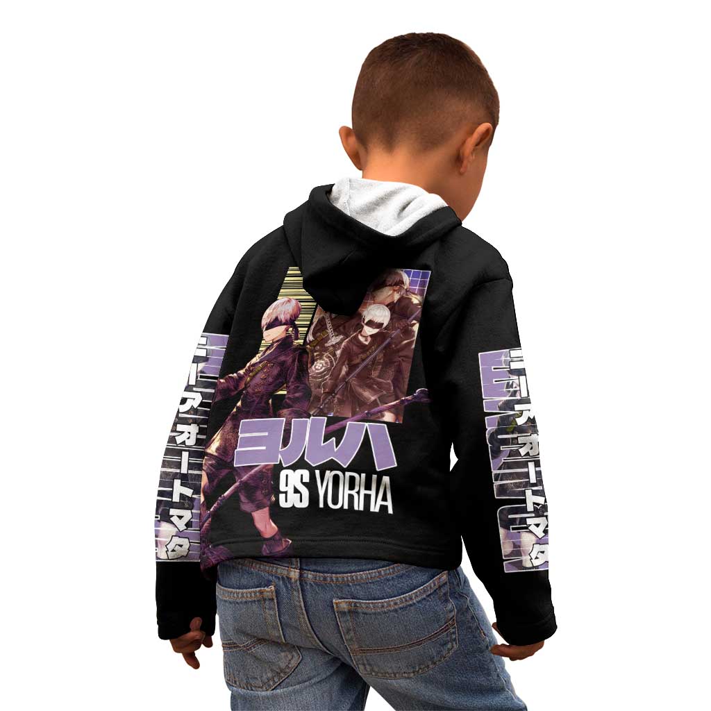 9S Nier Automata Kid Hoodie Japan Anime Style - The Mazicc
