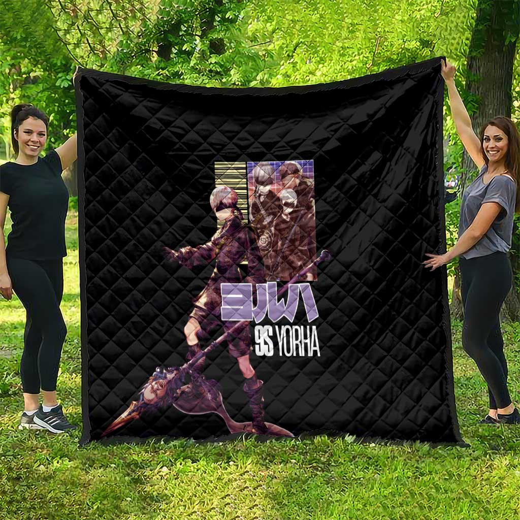 9S Nier Automata Quilt Japan Anime Style - The Mazicc