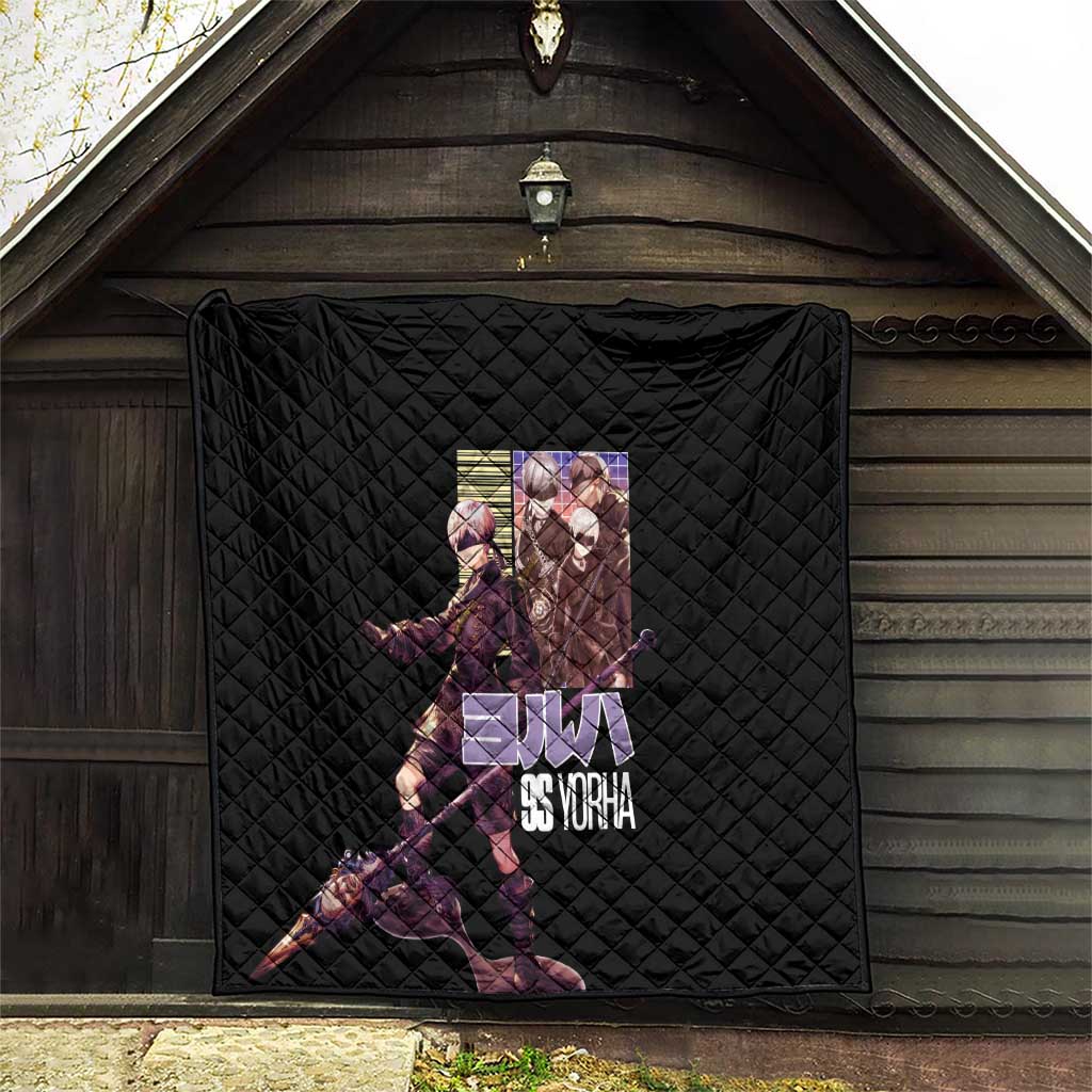 9S Nier Automata Quilt Japan Anime Style - The Mazicc