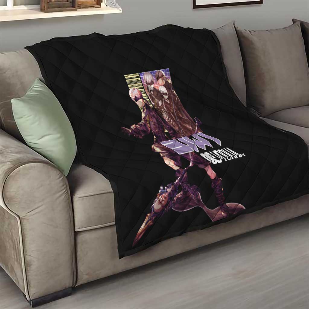 9S Nier Automata Quilt Japan Anime Style - The Mazicc