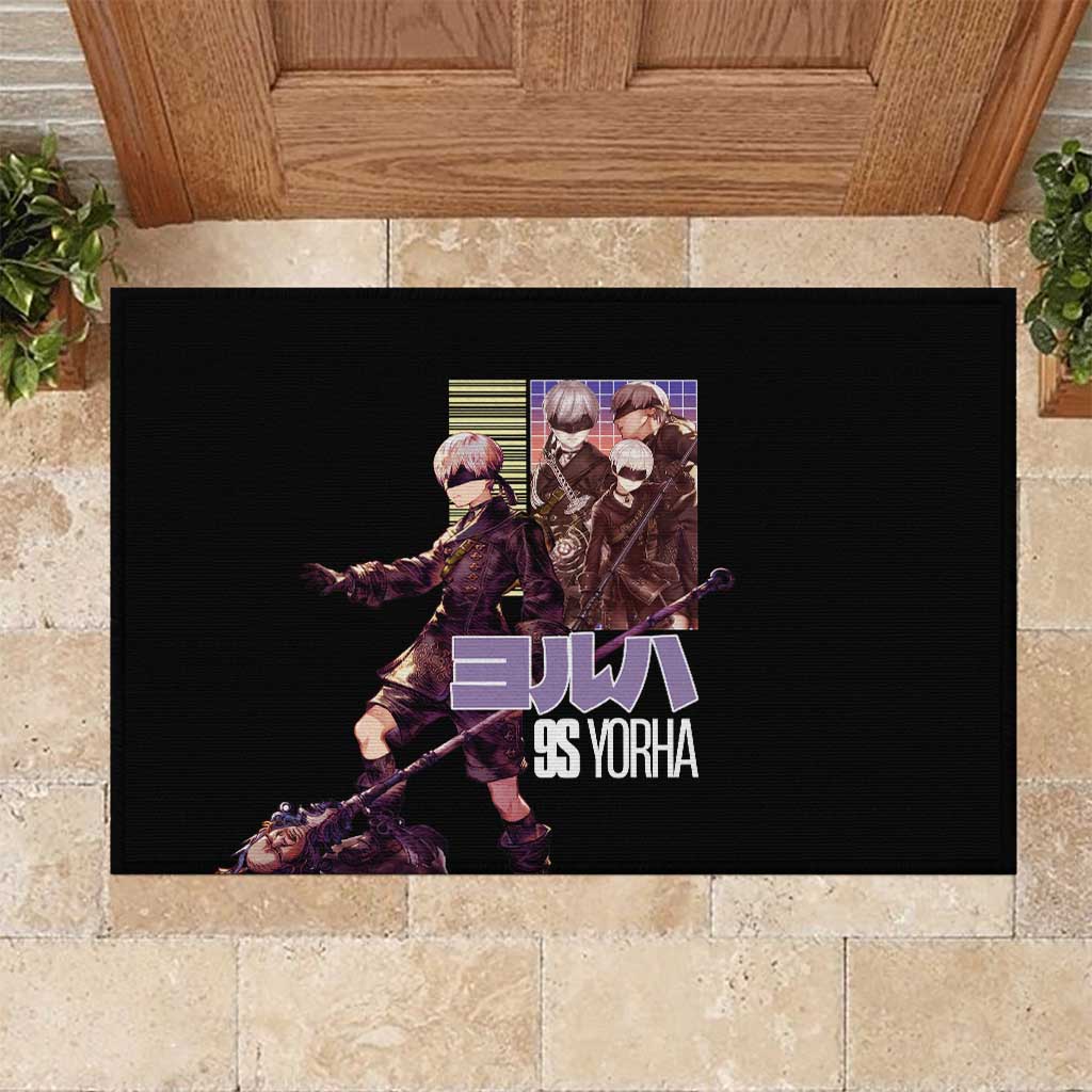 9S Nier Automata Rubber Doormat Japan Anime Style - The Mazicc