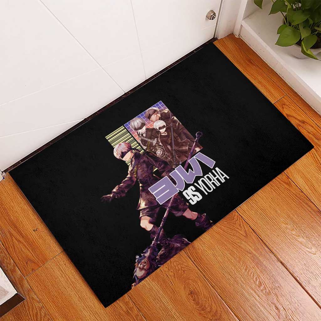 9S Nier Automata Rubber Doormat Japan Anime Style - The Mazicc