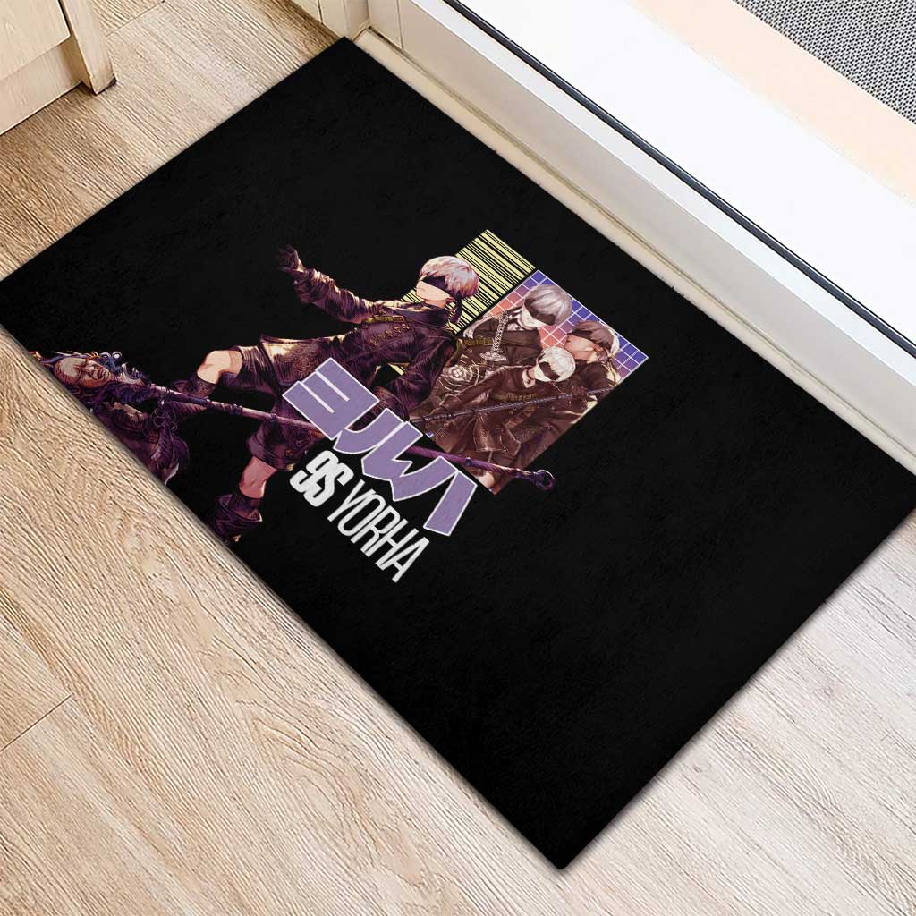 9S Nier Automata Rubber Doormat Japan Anime Style - The Mazicc