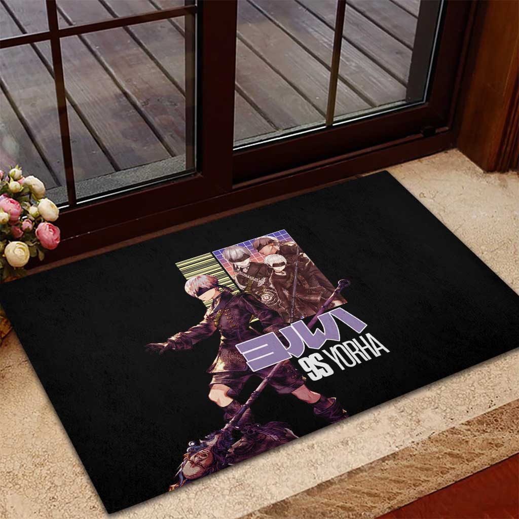 9S Nier Automata Rubber Doormat Japan Anime Style - The Mazicc