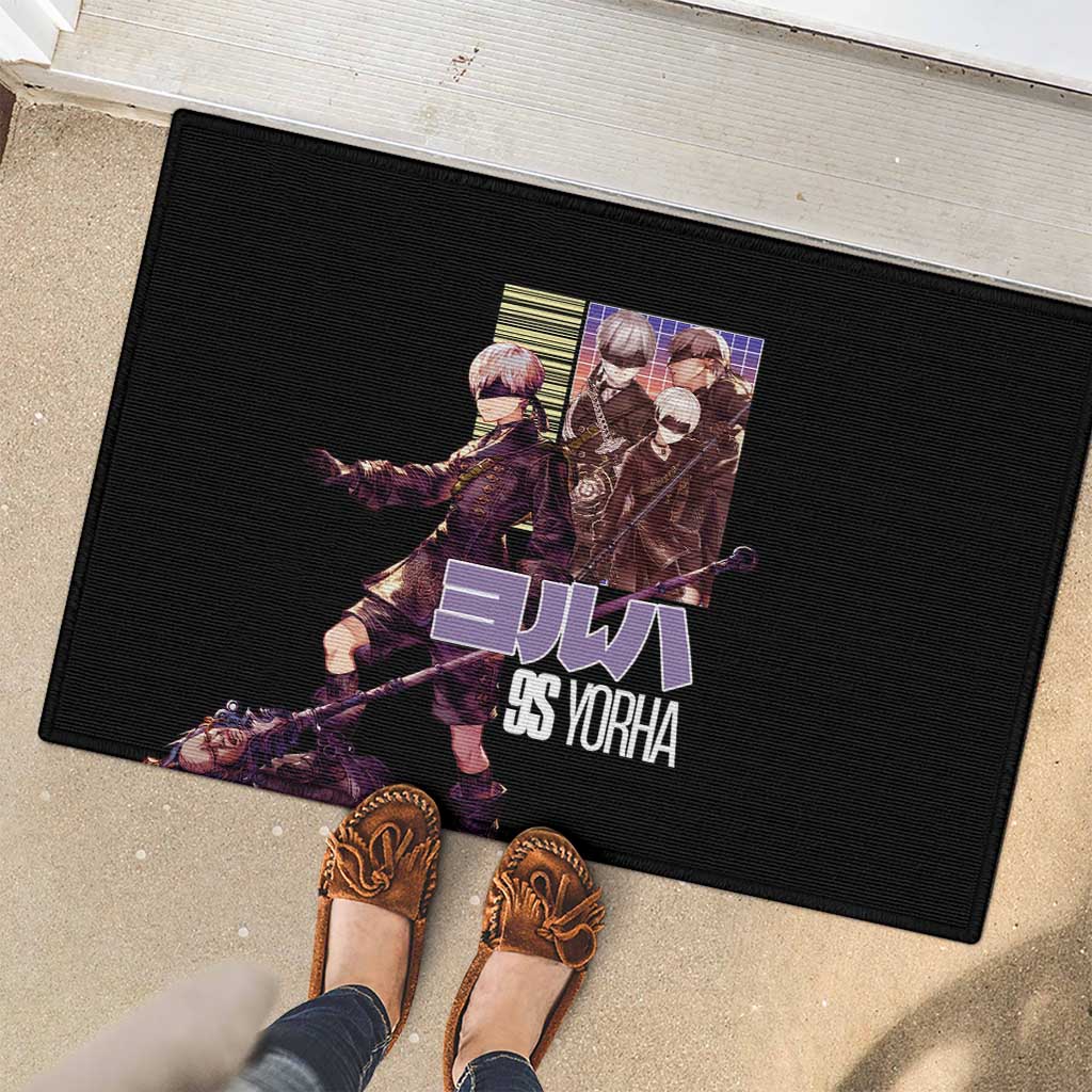 9S Nier Automata Rubber Doormat Japan Anime Style - The Mazicc