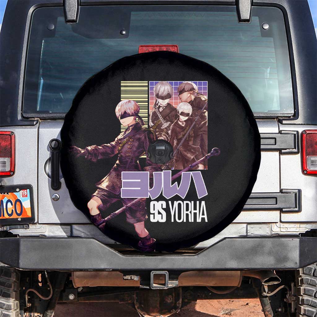 9S Nier Automata Spare Tire Cover Japan Anime Style - The Mazicc