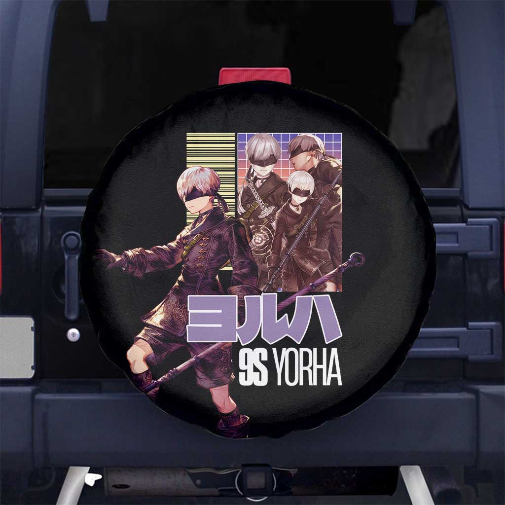9S Nier Automata Spare Tire Cover Japan Anime Style - The Mazicc