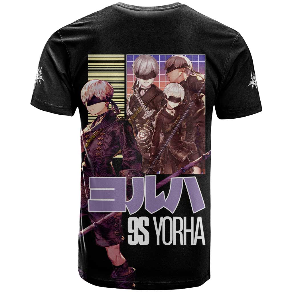 9S Nier Automata T Shirt Japan Anime Style - The Mazicc