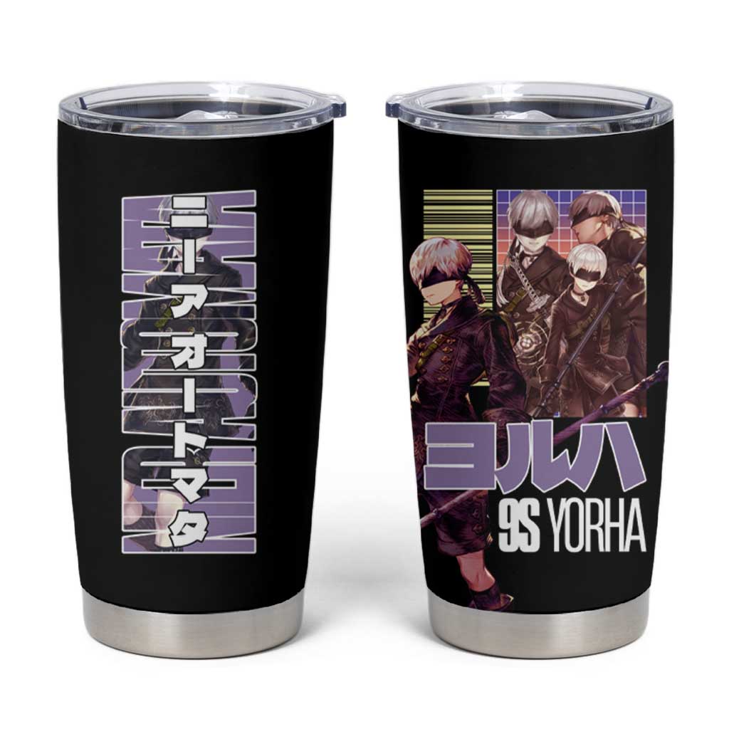 9S Nier Automata Tumbler Cup Japan Anime Style - The Mazicc
