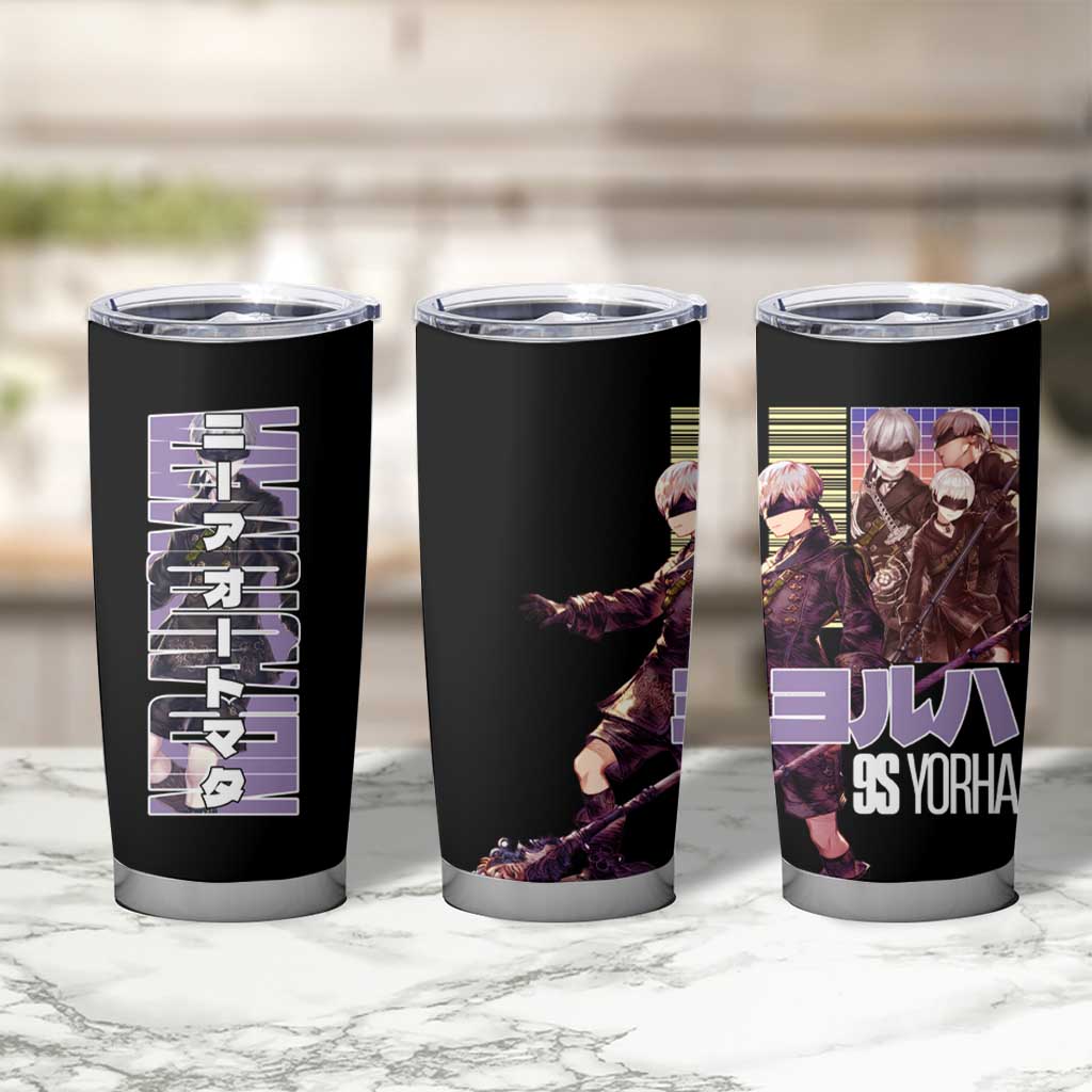 9S Nier Automata Tumbler Cup Japan Anime Style - The Mazicc