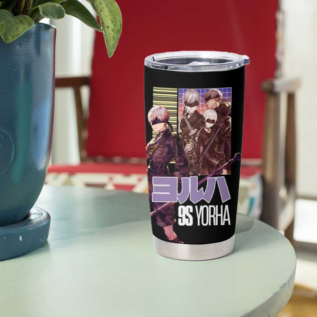 9S Nier Automata Tumbler Cup Japan Anime Style - The Mazicc
