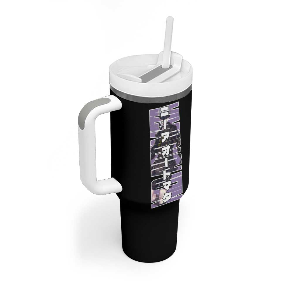 9S Nier Automata Tumbler With Handle Japan Anime Style - The Mazicc