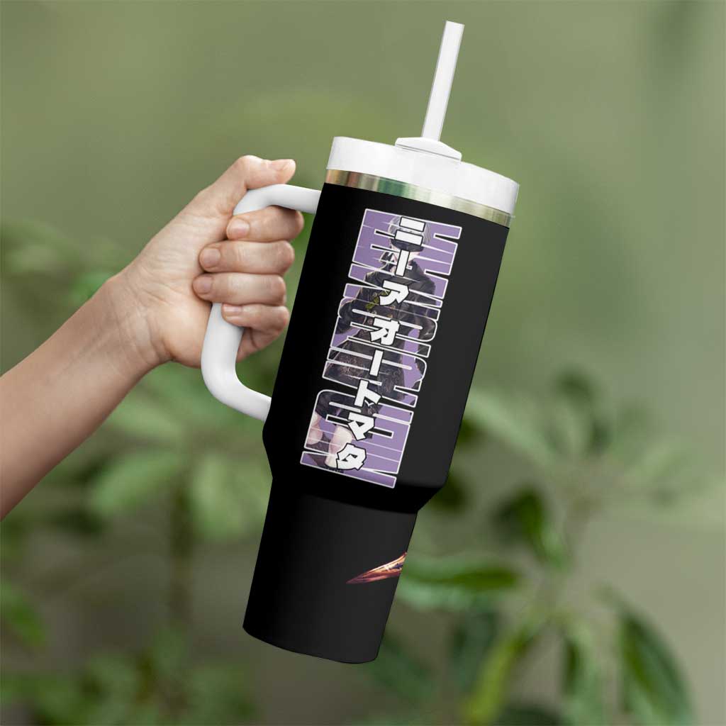 9S Nier Automata Tumbler With Handle Japan Anime Style - The Mazicc