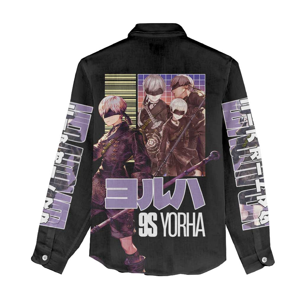 9S Nier Automata Women Casual Shirt Japan Anime Style - The Mazicc