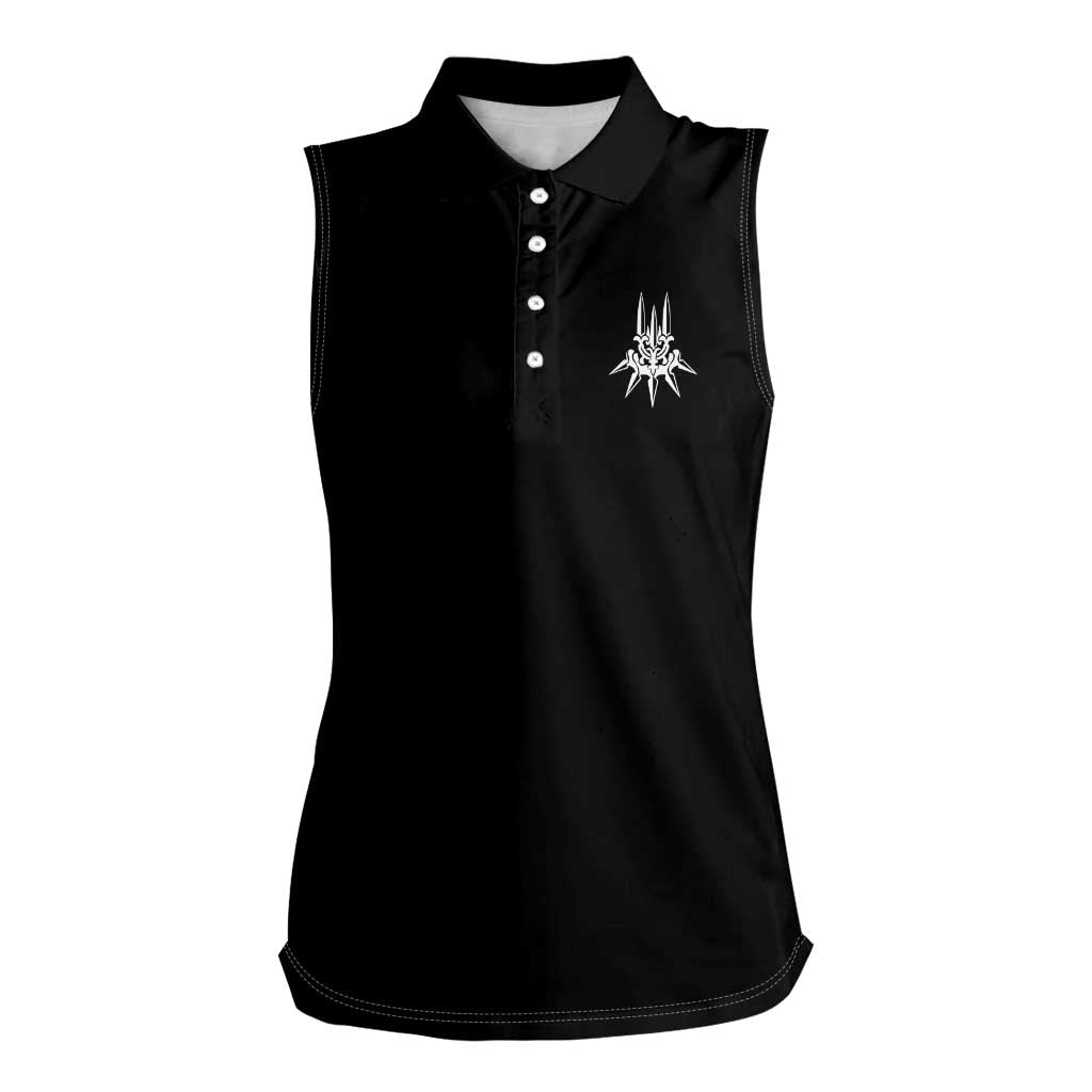 9S Nier Automata Women Sleeveless Polo Shirt Japan Anime Style - The Mazicc