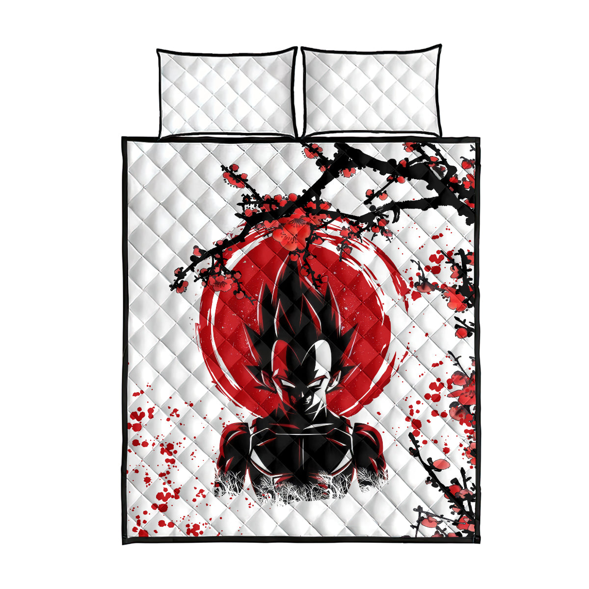 Vegeta Anime Japan Style Quilt Bed Set