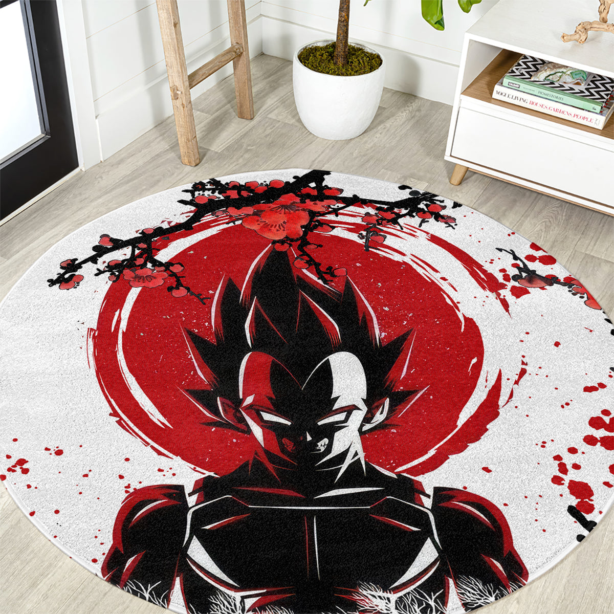 Vegeta Anime Japan Style Round Carpet