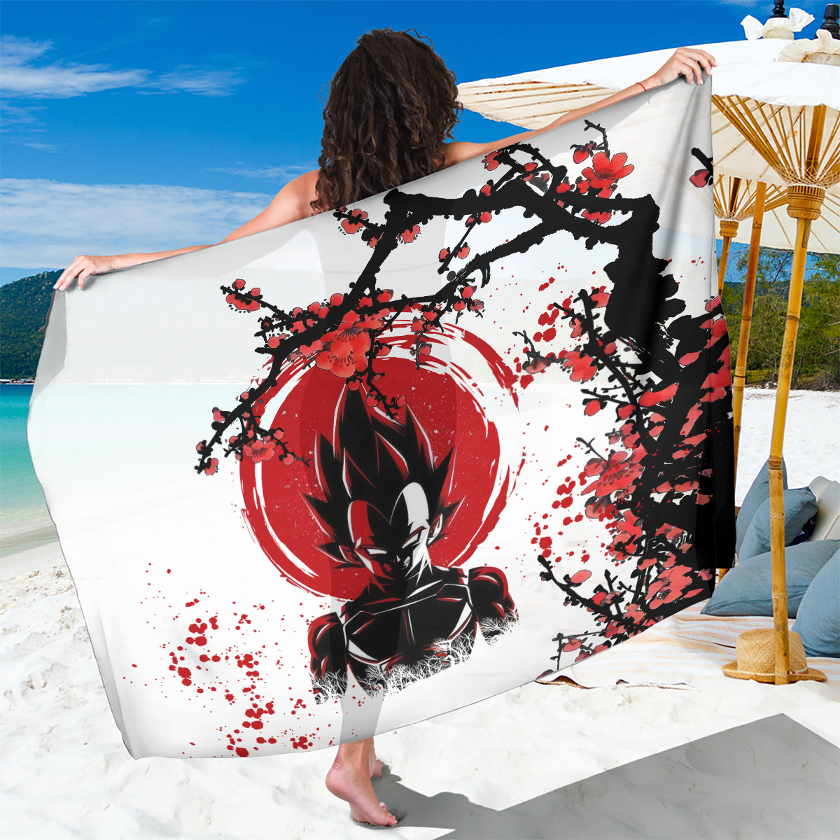 Vegeta Anime Japan Style Sarong