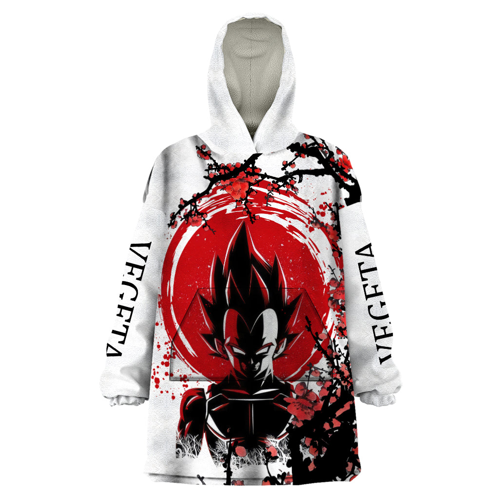 Vegeta Anime Japan Style Wearable Blanket Hoodie