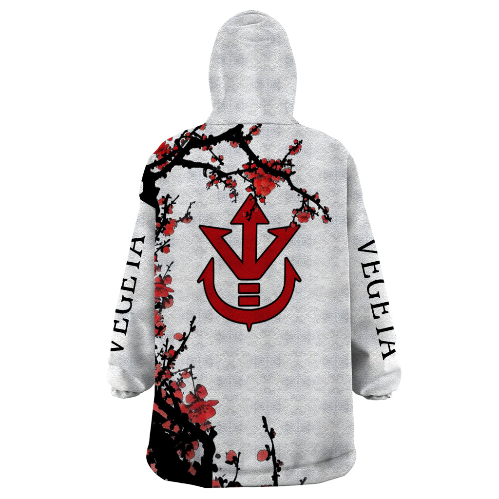 Vegeta Anime Japan Style Wearable Blanket Hoodie