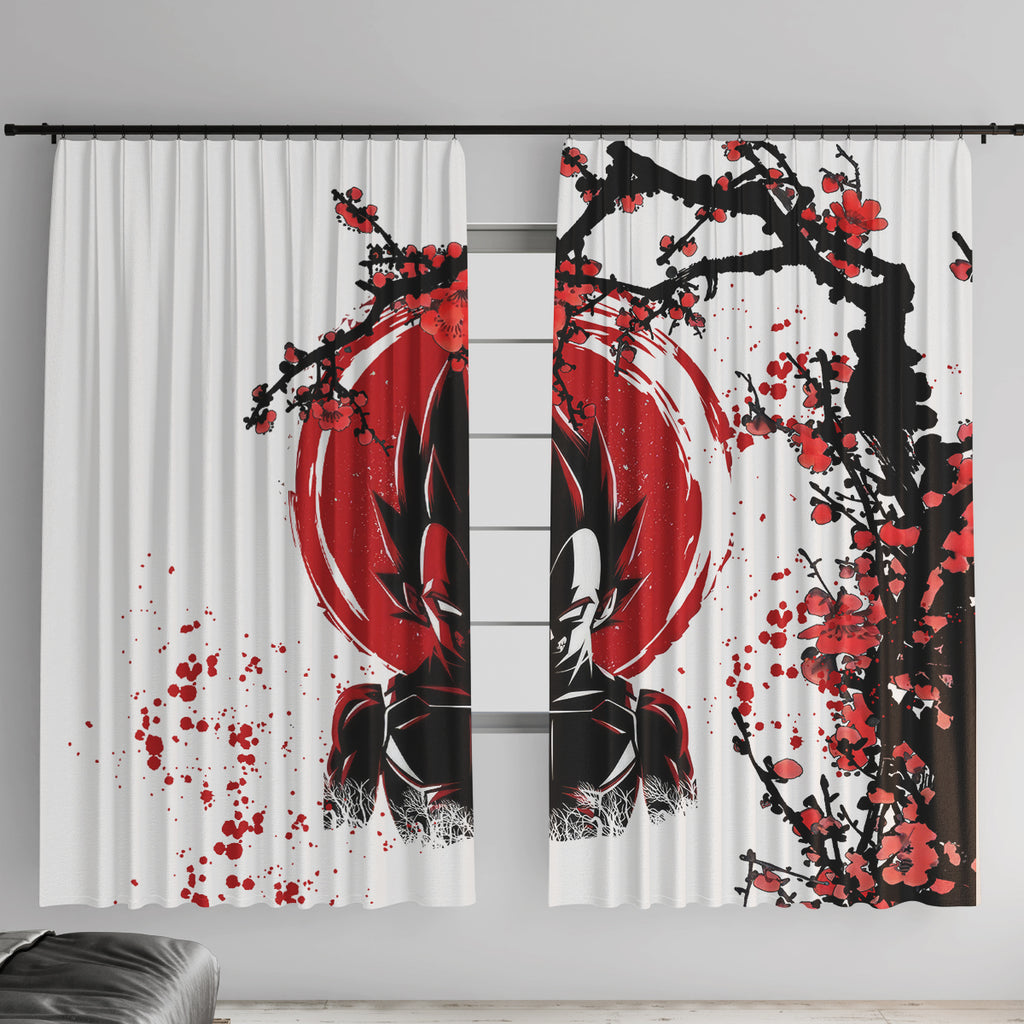 Vegeta Anime Japan Style Window Curtain