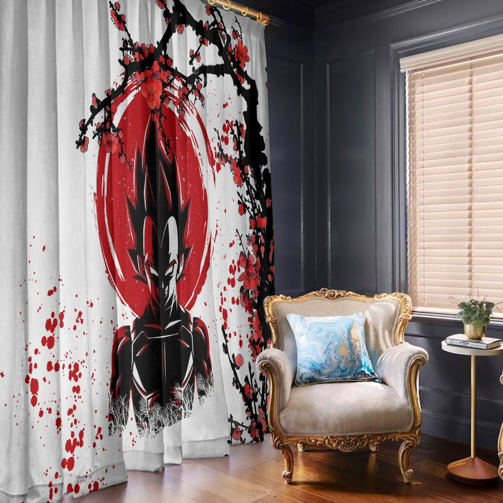 Vegeta Anime Japan Style Window Curtain