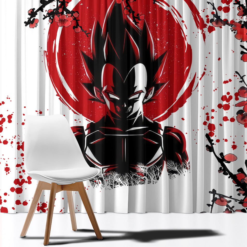 Vegeta Anime Japan Style Window Curtain