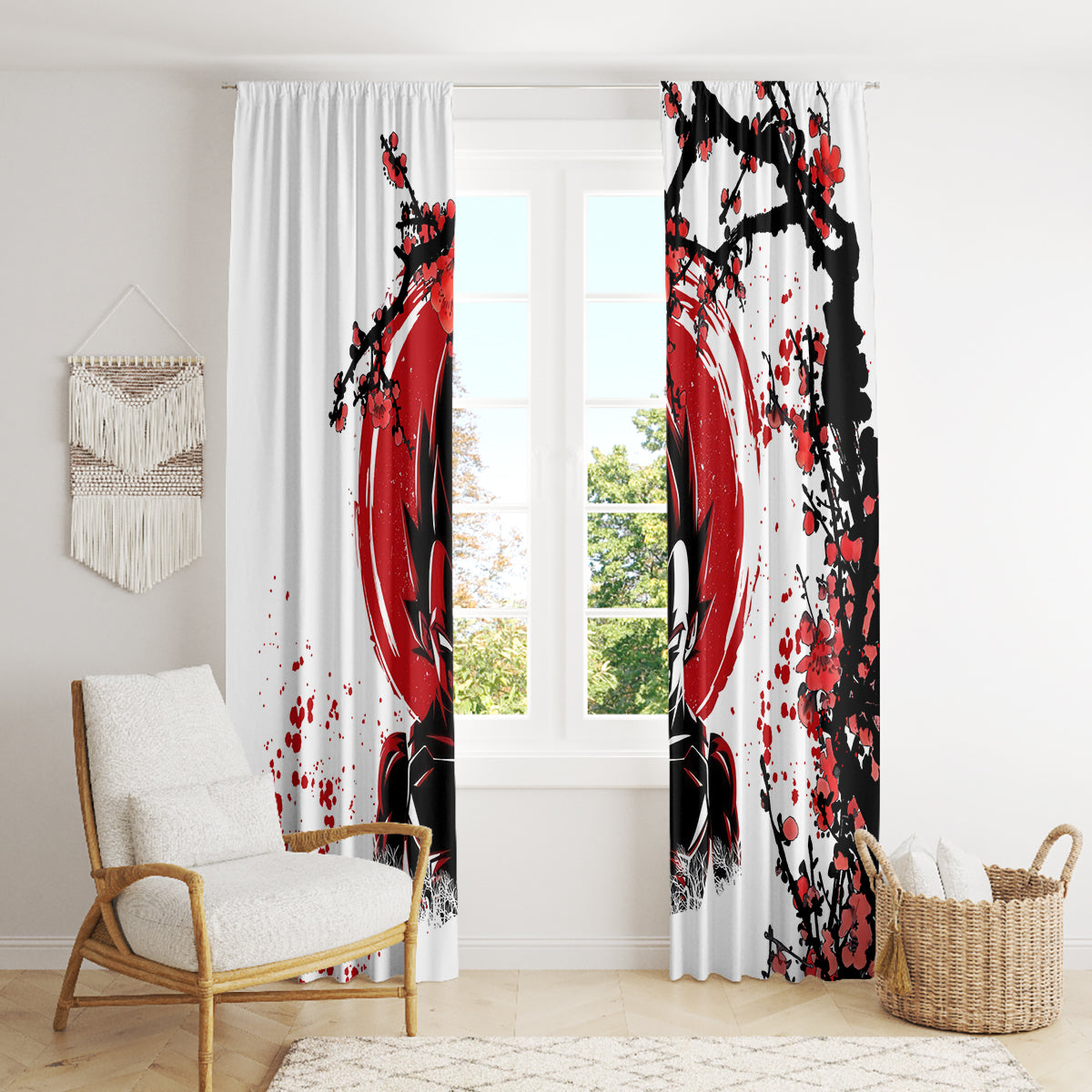 Vegeta Anime Japan Style Window Curtain