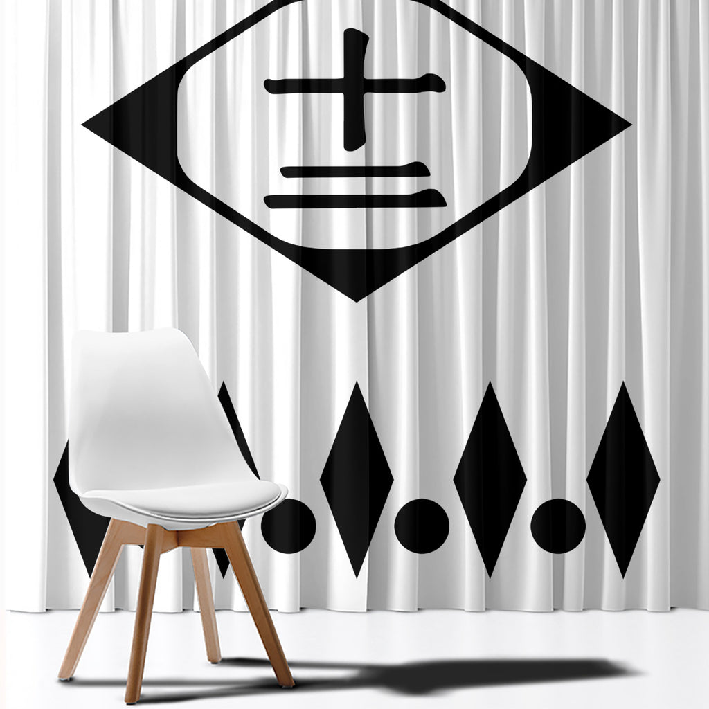 Twelfth Division Gotei 13 Window Curtain