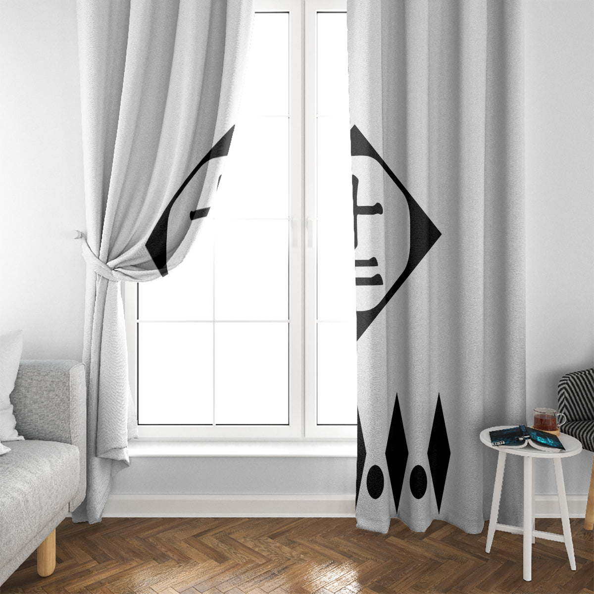 Twelfth Division Gotei 13 Window Curtain