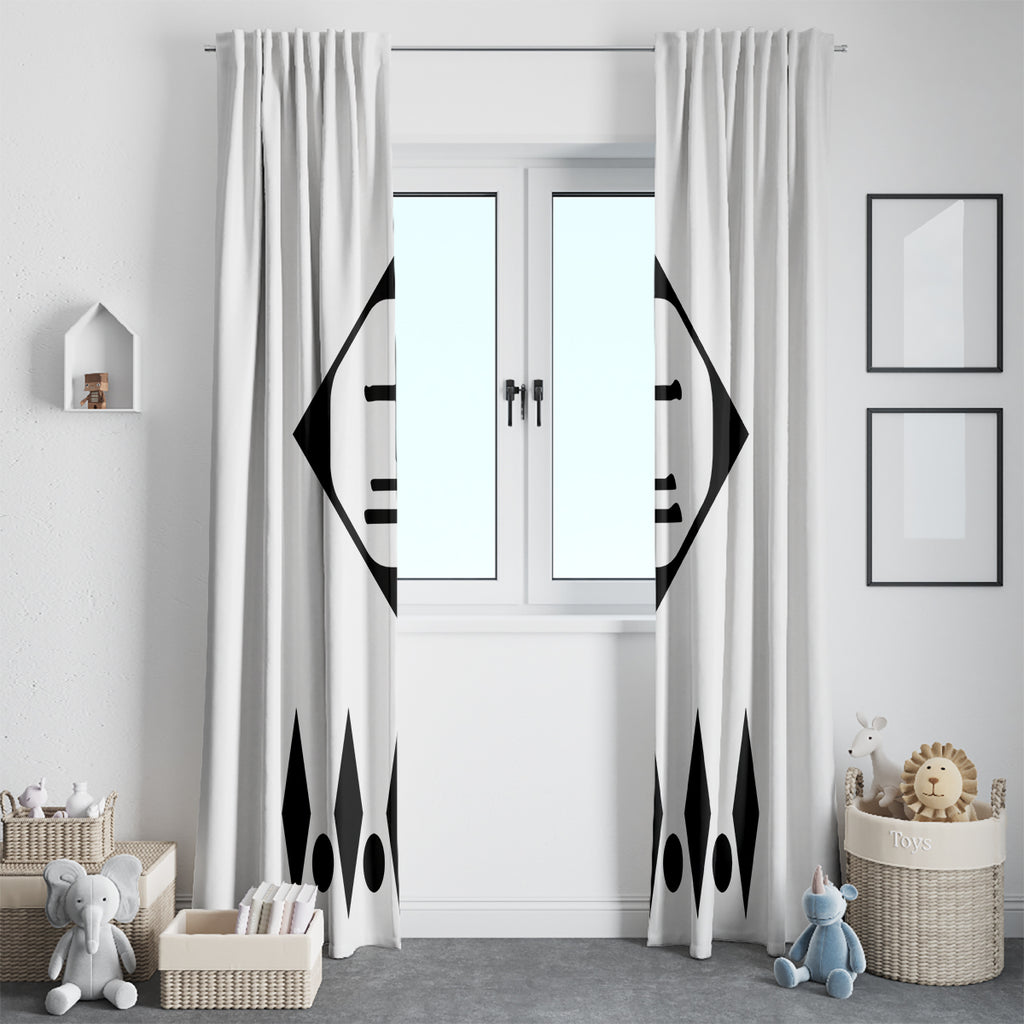 Twelfth Division Gotei 13 Window Curtain