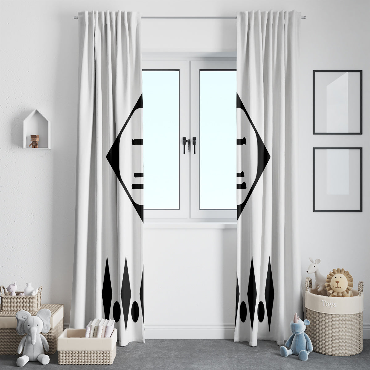 Twelfth Division Gotei 13 Window Curtain