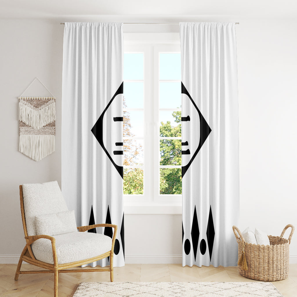 Twelfth Division Gotei 13 Window Curtain