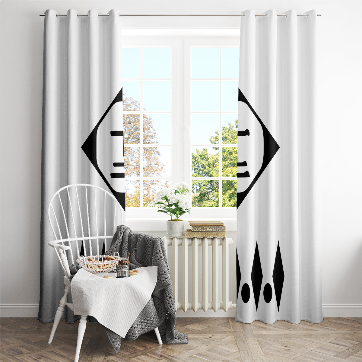 Twelfth Division Gotei 13 Window Curtain