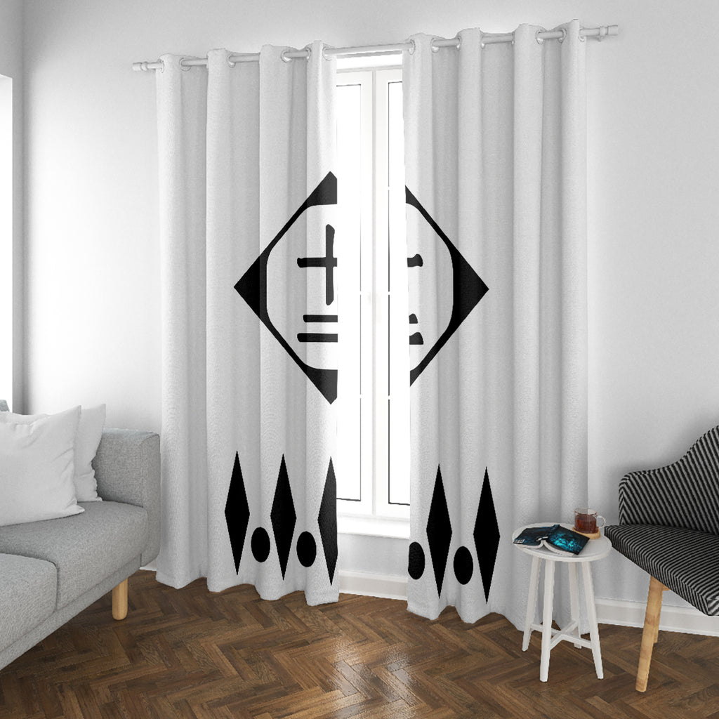 Twelfth Division Gotei 13 Window Curtain