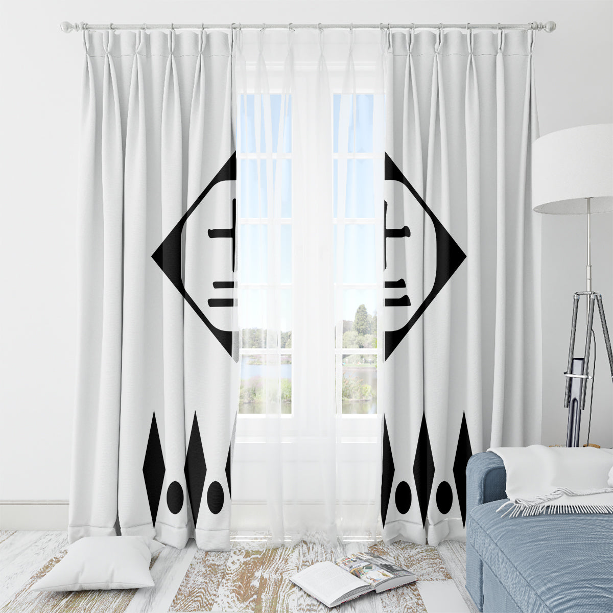 Twelfth Division Gotei 13 Window Curtain